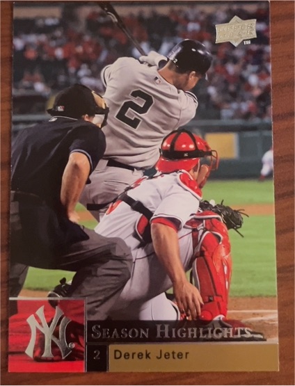 2009 Upper Deck Season Highlights #466 Derek Jeter — front