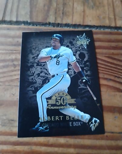1998 Leaf Gold Leaf Star #160 Albert Belle — front