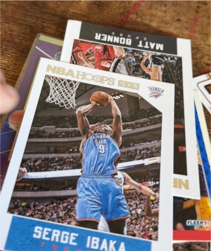2015-16 Panini NBA Hoops #9 Serge Ibaka — front