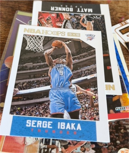 2015-16 Panini NBA Hoops #168 Serge Ibaka — front