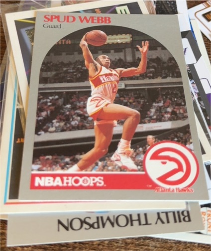 1990 NBA Hoops #35 Spud Webb — front