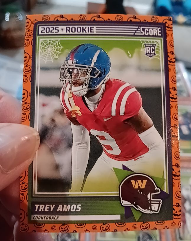 2025 Panini Score-A-Treat #92 Trey Amos — front