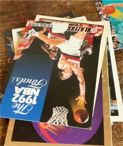 1992-93 SkyBox #316 The 1992 NBA Finals Portland Trail Blazers Danny Ainge — front