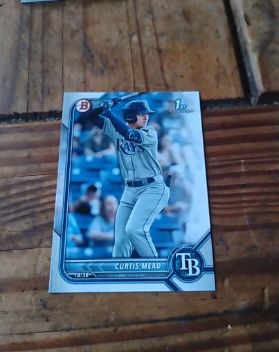 2022 Bowman #BP-10 Curtis Mead — front