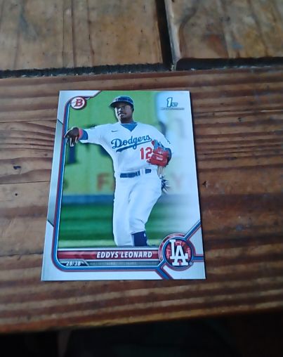 2022 Bowman Prospects #BP-57 Eddys Leonard — front