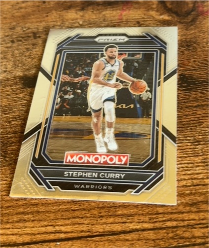 2022-23 Panini Prizm Monopoly #28 Stephen Curry — front