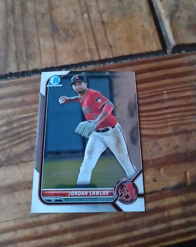 2022 Bowman Chrome #BCP-141 Jordan Lawlar — front