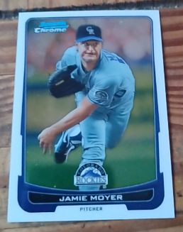 2012 Bowman Chrome #216 Jamie Moyer — front