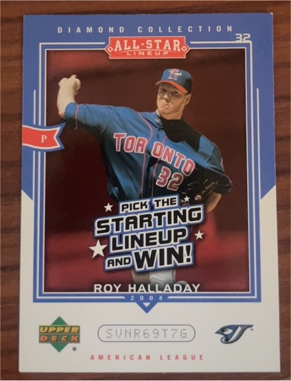 2004 Upper Deck Diamond Collection All-Star Lineup #AS-RH Roy Halladay — front