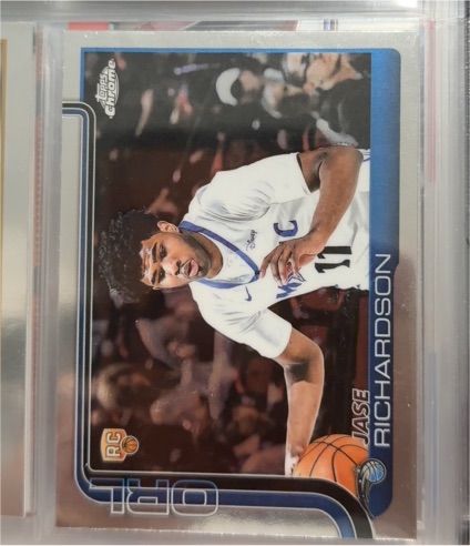 2025-26 Topps Chrome #275 Jase Richardson — front