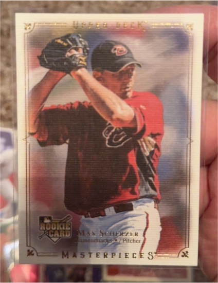 2008 Upper Deck Masterpieces #5 Max Scherzer — front