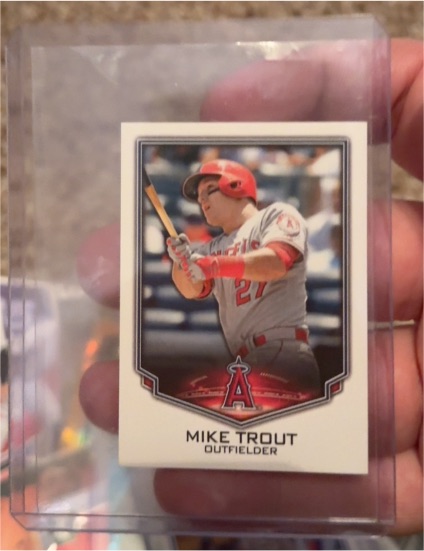 2016 Topps Album Stickers #2 Mike Trout — front