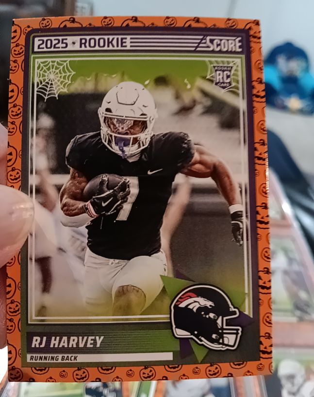 2025 Panini Score A Treat #49 RJ Harvey — front