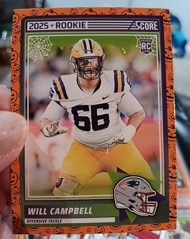 2025 Panini Score #25 Will Campbell — front