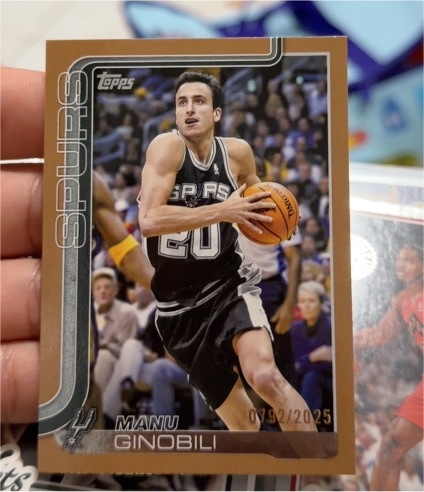 2025-26 Topps #262 Manu Ginobili — front