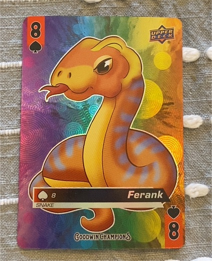 2021 Upper Deck Goodwin Champions Playing Cards #8-SPADES Ferank — front