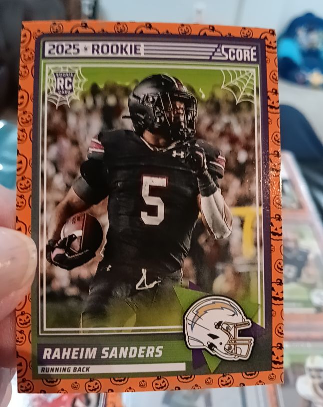 2025 Panini Score-A-Treat #45 Raheim Sanders — front
