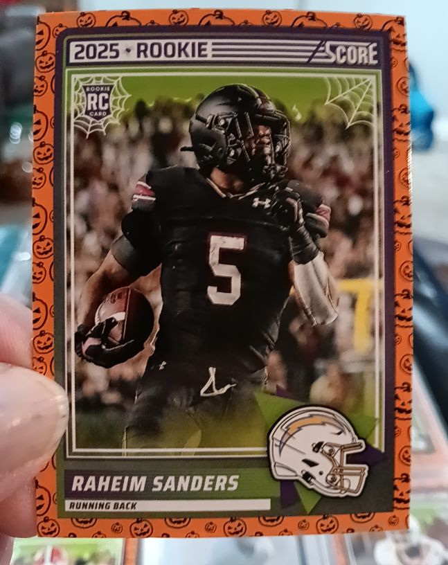 2025 Panini Score-A-Treat #45 Raheim Sanders — front
