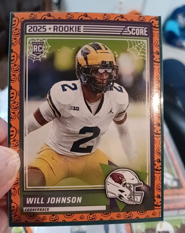 2025 Panini Score-A-Treat #11 Will Johnson — front