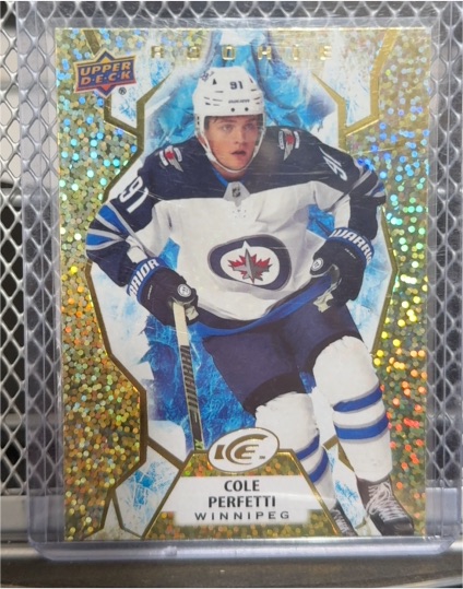 2021-22 Upper Deck Ice #104 Cole Perfetti — front