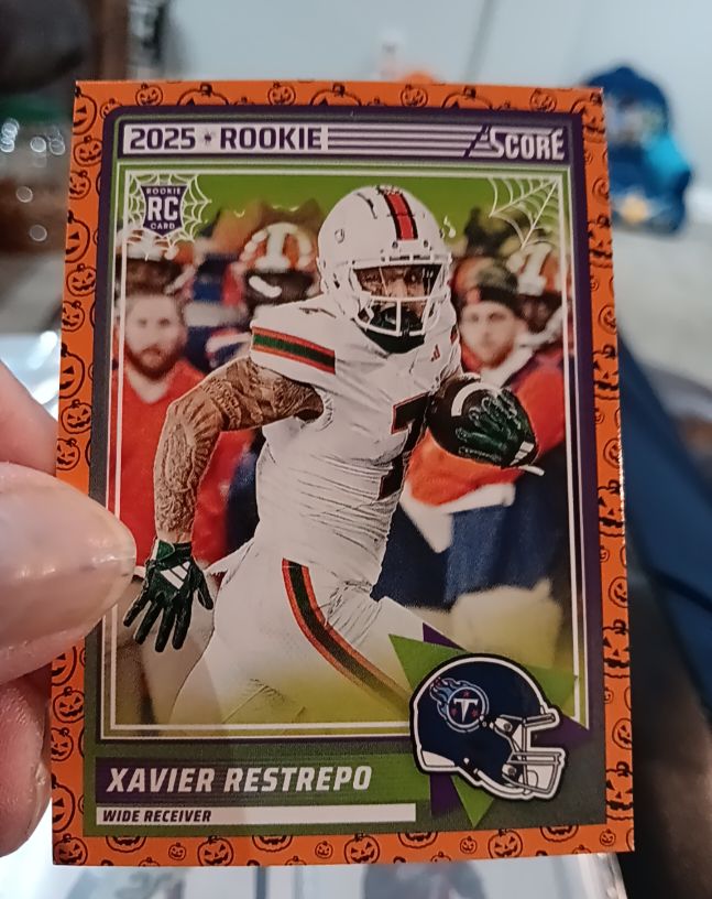 2025 Panini Score-A-Treat #6 Xavier Restrepo — front