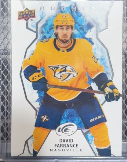 2021-22 Upper Deck Ice #115 David Farrance — front