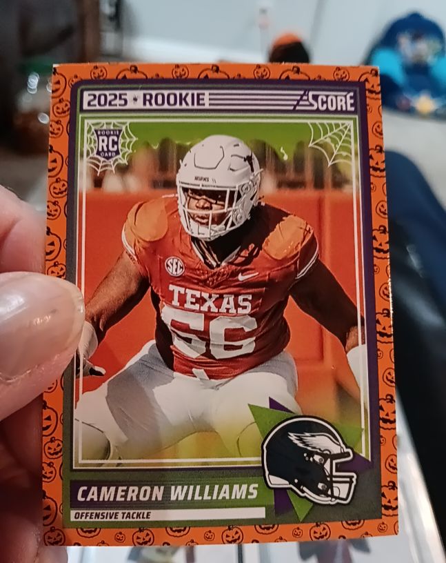 2025 Panini Score A Treat #66 Cameron Williams — front