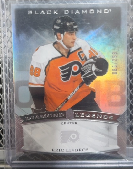 2023-24 Upper Deck Black Diamond #83 Eric Lindros — front