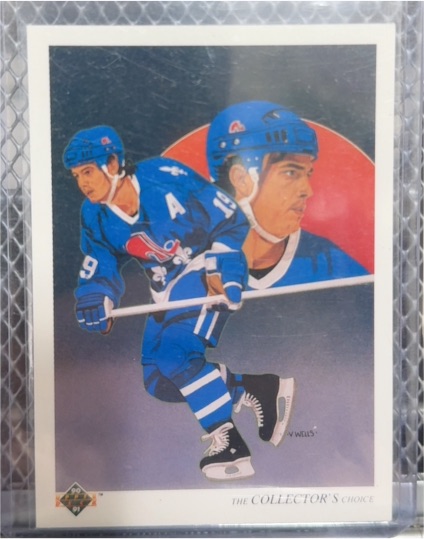 1990-91 Upper Deck #301 Joe Sakic Quebec Nordiques — front