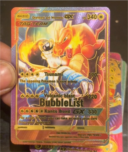 2024 Pokémon Charizard and Blastoise GX Tag Team — front