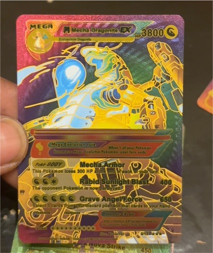 2024 Fan Art Mecha Dragonite EX #005 — front