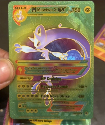 2023 Pokémon Mega Mewtwo X EX — front