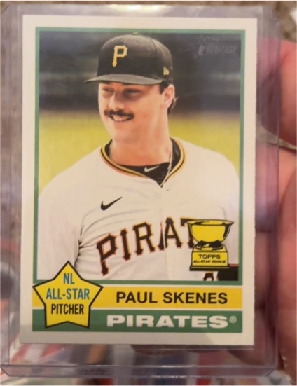 2025 Topps Heritage #60 Paul Skenes — front