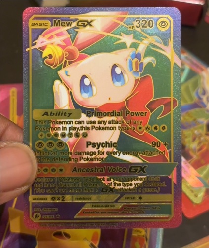 2018 Pokemon SM211 Mew GX — front
