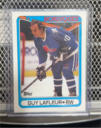 1990-91 Topps #142 Guy Lafleur — front