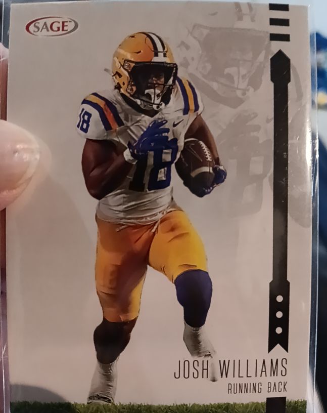 2025 SAGE HIT #191 Josh Williams — front