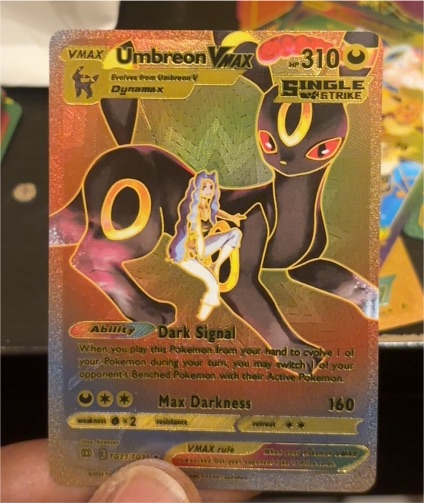 2022 Pokémon TCG Umbreon VMAX #TG23/TG30 — front