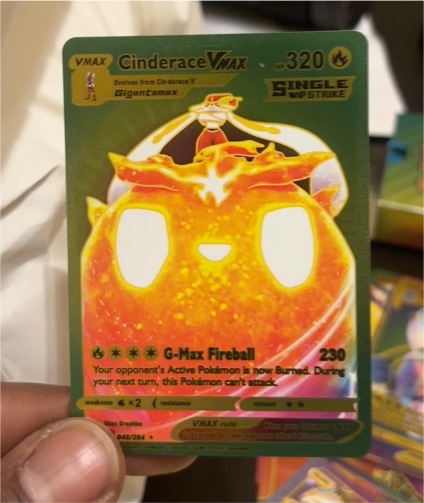 2024 Pokémon Sword & Shield Fusion Strike #045 Cinderace VMAX — front