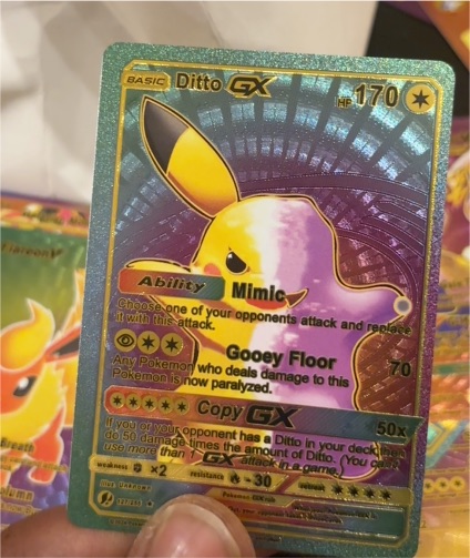 2019 Pokemon #127 Ditto GX — front