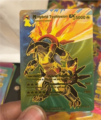 2024 Pokémon M Hybrid Typhlosion EX — front