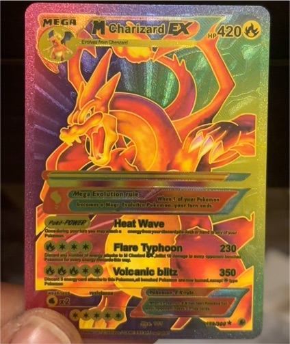 2023 Fan Art Mega Charizard EX #159/300 — front