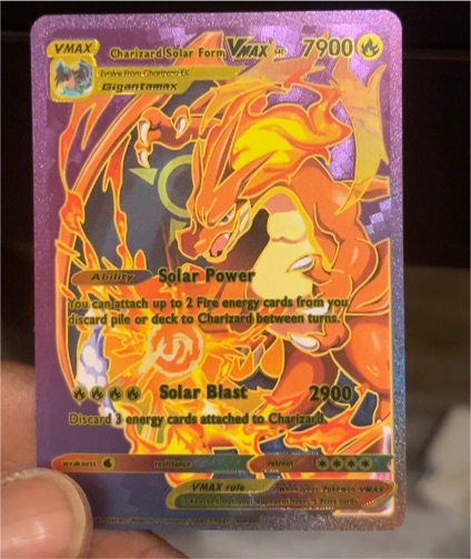2023 Pokémon VMAX Charizard Solar Form — front