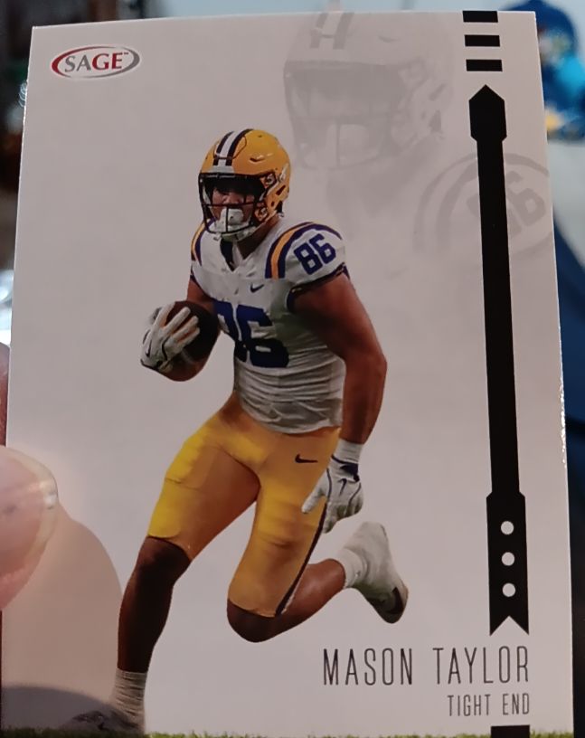 2025 SAGE HIT #178 Mason Taylor — front