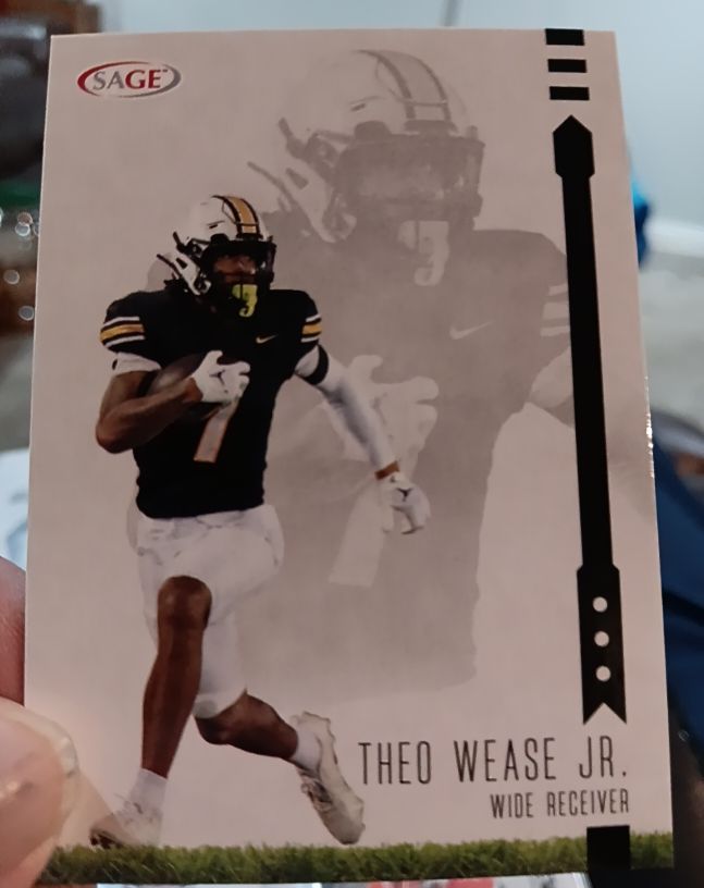2025 Sage High Series #141 Theo Wease Jr. — front