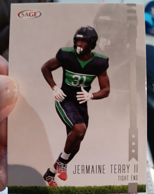 2025 SAGE #166 Jermaine Terry II — front