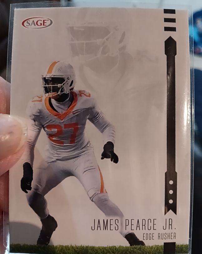 2025 SAGE HIT #122 James Pearce Jr. — front