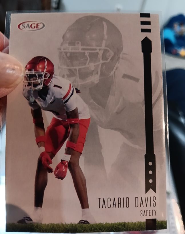 2025 Sage Football #138 Tacario Davis — front