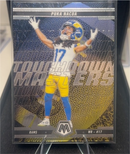 2025 Panini Mosaic Touchdown Masters #12 Puka Nacua — front