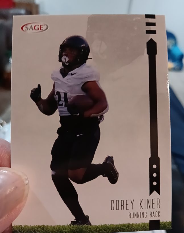 2025 SAGE HIT #176 Corey Kiner — front