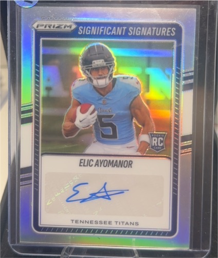 2025 Panini Prizm #SSI-EAR Elic Ayomanor Significant Signatures — front